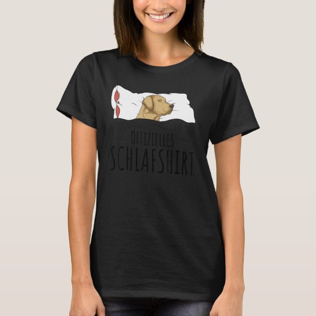 Camiseta Oficial Labrador Pajamas Idea (Frente)