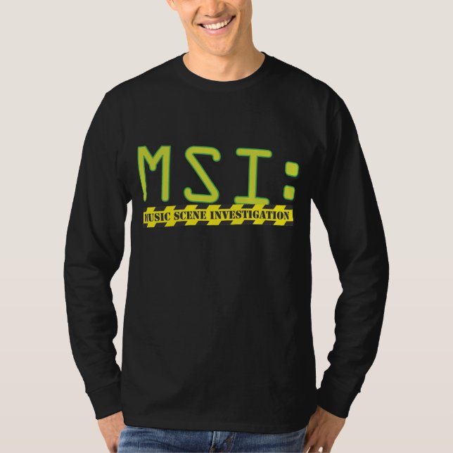Camiseta Oficial MSI: Capa longa do logotipo (Frente)