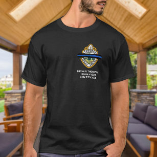 Camiseta Oficial Personalizado de Logotipo da Polícia Memor