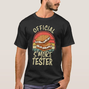 Camiseta Oficial Smore Tester Camping Marshmallows S'more