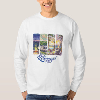 Camiseta Oficialmente Aposentado 2025 – Que Comece a Relaxa