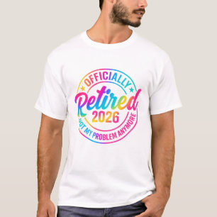 Camiseta Oficialmente Aposentado 2026
