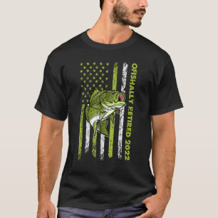 Camiseta Oficialmente Aposentado  Pesca de Robalo Aposentad
