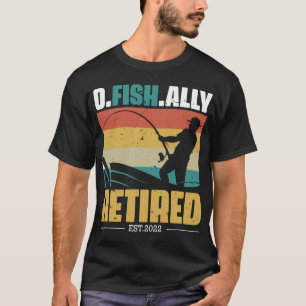 Camiseta Oficialmente Aposentado, presente de aposentadoria