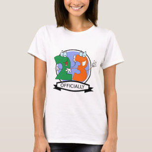 Camiseta Oficialmente bandeira de 23 aniversários