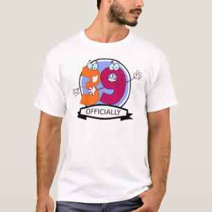 Camiseta Oficialmente bandeira de 39 aniversários