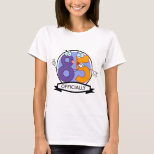 Camiseta Oficialmente bandeira de 85 aniversários