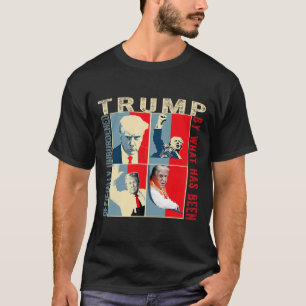 Camiseta Oficialmente Descarregado Pelo Que Foi Trump Victo