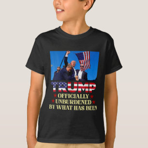 Camiseta Oficialmente Descarregado Pelo Que Foi Trump Victo