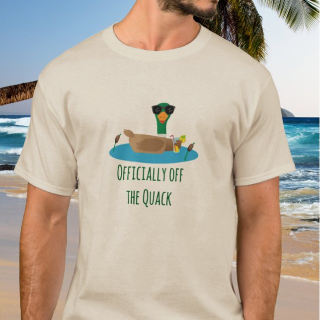Camiseta Oficialmente fora do Quack  (Criador carregado)
