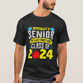 Camiseta Oficialmente Mais velho 2024 Minha Última Classe D