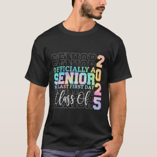 Camiseta Oficialmente Mais velho 2025 Meu Último Primeiro D