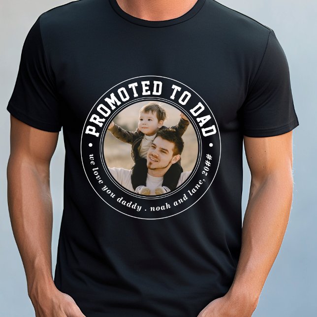 Camiseta Oficialmente promovido ao Crachá clássico do Pai (Criador carregado)