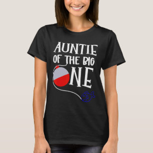 Camiseta Oficialmente Uma Tia Do Menino Do Grande Aniversár