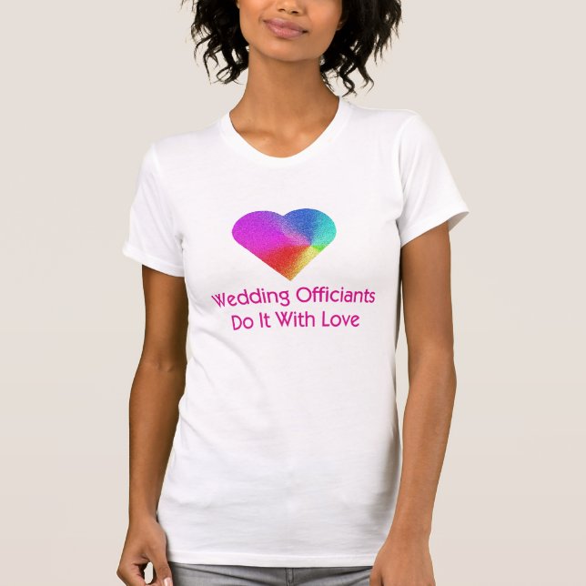 Camiseta Oficientes De Casamento Fazem Isso Com Amor (Frente)
