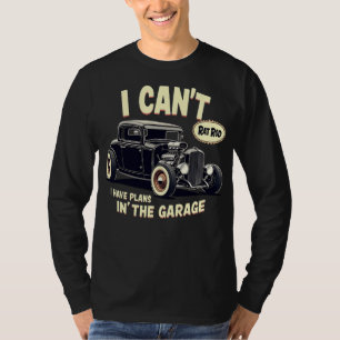 Camiseta Oficina de Amantes de Carros de Garagem Mecânica d