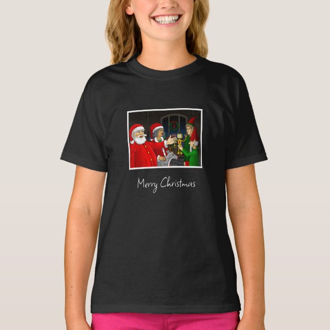 Camiseta Oficina de Brinquedos do Papai Noel (Frente)