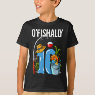 Camiseta O'fishally 10 anos de idade aniversário de 10 anos