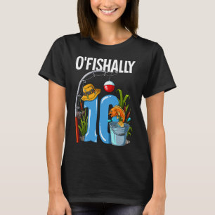 Camiseta O'fishally 10 anos de idade aniversário de pesca