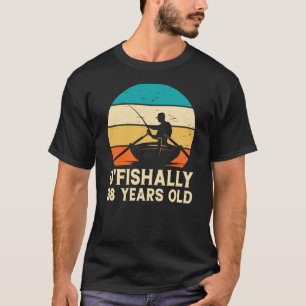 Camiseta O'fishally 38 anos, retrato engraçado