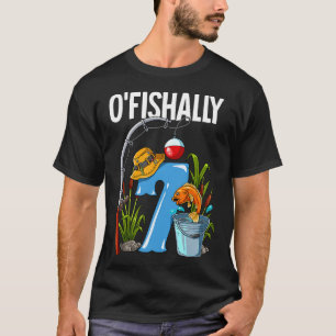 Camiseta O'fishally 7 Anos de Idade 7º Aniversário de Pesca