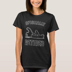Camiseta Ofishally Aposentado Pescador de Pesca Aposentador