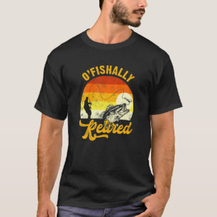 Camiseta Ofishally Retired Fishing Retirement Vintage