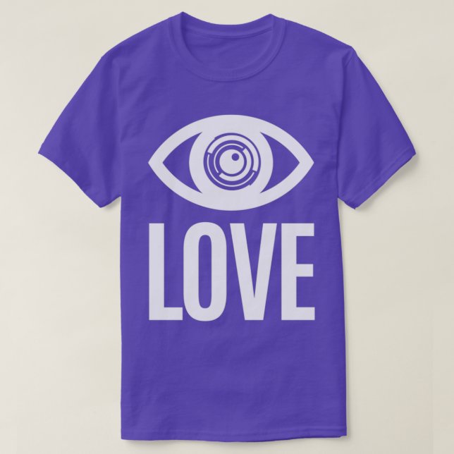 Camiseta Oftalmologia do Amor 1 (Frente do Design)