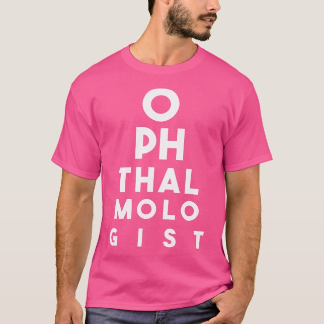 Camiseta Oftalmologista Tee Funny Gift Para Homens Docto (Frente)