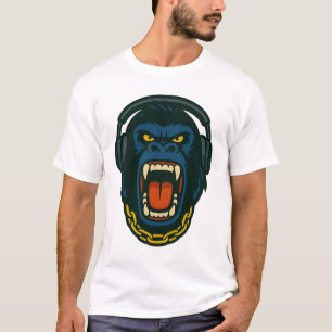Camiseta OG Beats — O Gorila dos Fones de Ouvido