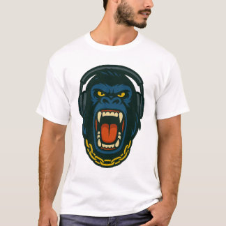 Camiseta OG Beats — O Gorila dos Fones de Ouvido