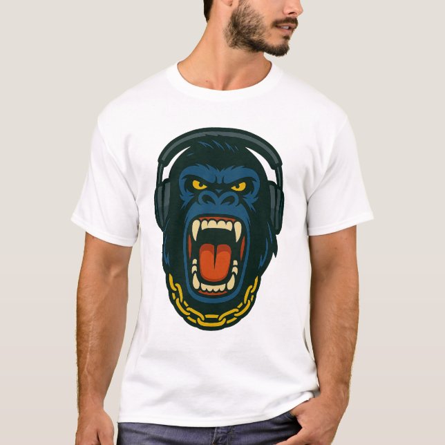 Camiseta OG Beats — The Headphone Gorilla (Frente)