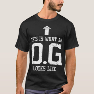 Camiseta Og Gangster Original Para Pai Avô