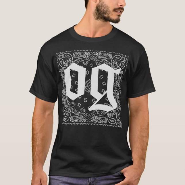 Camiseta OG para Homens Original Gangster East Los Cholo (Frente)