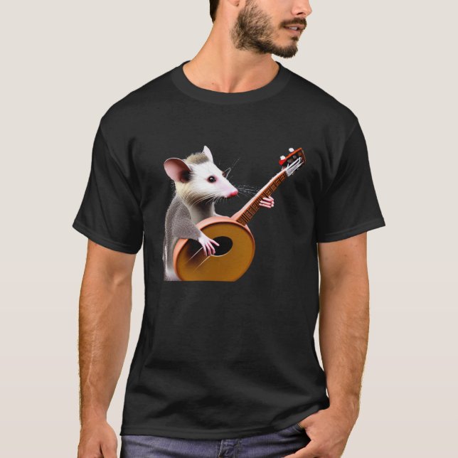 Camiseta Ogambá Jogando Banjo (Frente)