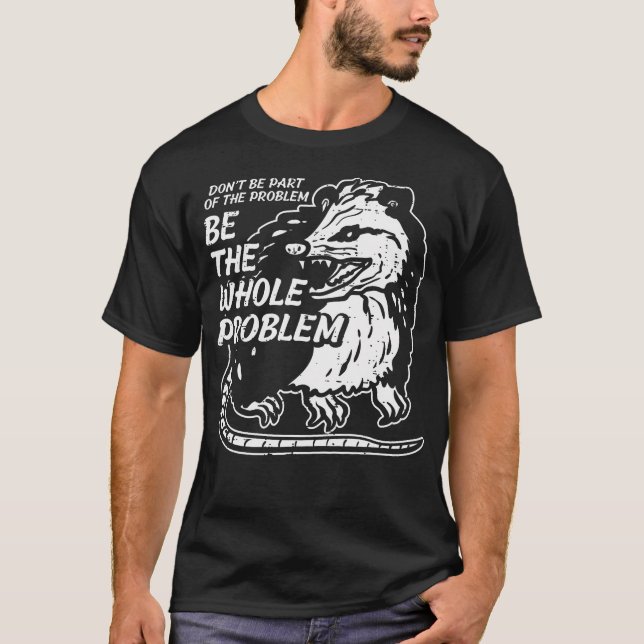 Camiseta Ogambm Não Faz Parte Do Problema Os Homens De Poss (Frente)