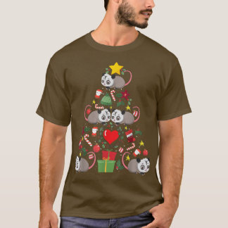 Camiseta Ogambm Possum Enfeites de natal Tree Funny