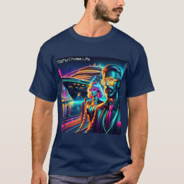 Camiseta Ogghy Cruise Life Miami Neon
