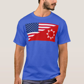 Camiseta Oglala Lakota American Flag