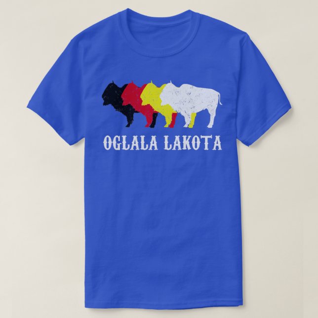 Camiseta Oglala Lakota Sioux 1  (Frente do Design)