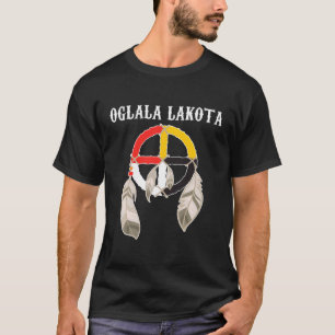 Camiseta Oglala Lakota Sioux South Dakota Medicine Wheel La