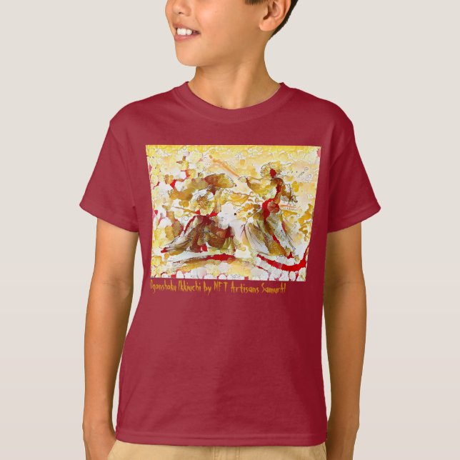 Camiseta Ogonshoku Ikkiuchi - Artista - NFT Artisans SamurA (Frente)