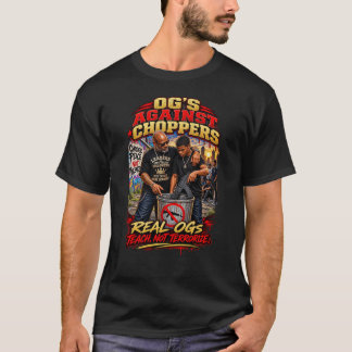 Camiseta OG's Contra Choppers | Ensinar Não Aterrorizar