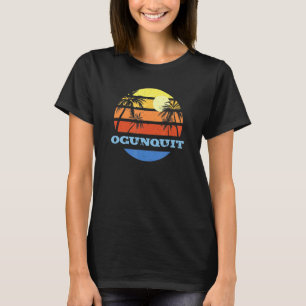 Camiseta Ogunpensar Maine Me Beach Lugar Bonito Pelo Mar