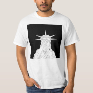Camiseta Oh a vergonha Estátua da Liberdade EUA à venda cao