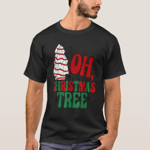 Camiseta Oh Árvore de Natal Faz Debbie Becky Jen Groovy