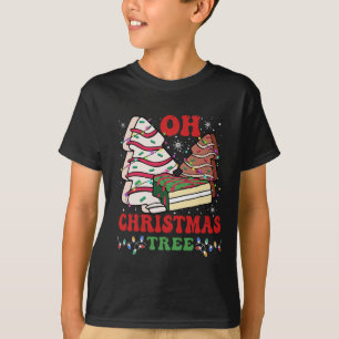 Camiseta Oh Árvore Natal Bolo Xmas Luz Engraçada Correspond