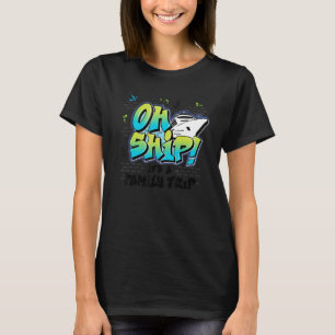 Camiseta Oh Barco É uma Viagem Familiar Grafite Airbrush C