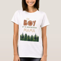 Oh Boy Mama Woodland Chá de fraldas