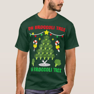 Camiseta Oh Broccoli Árvore Engraçado Vegetariano Vegan Nat